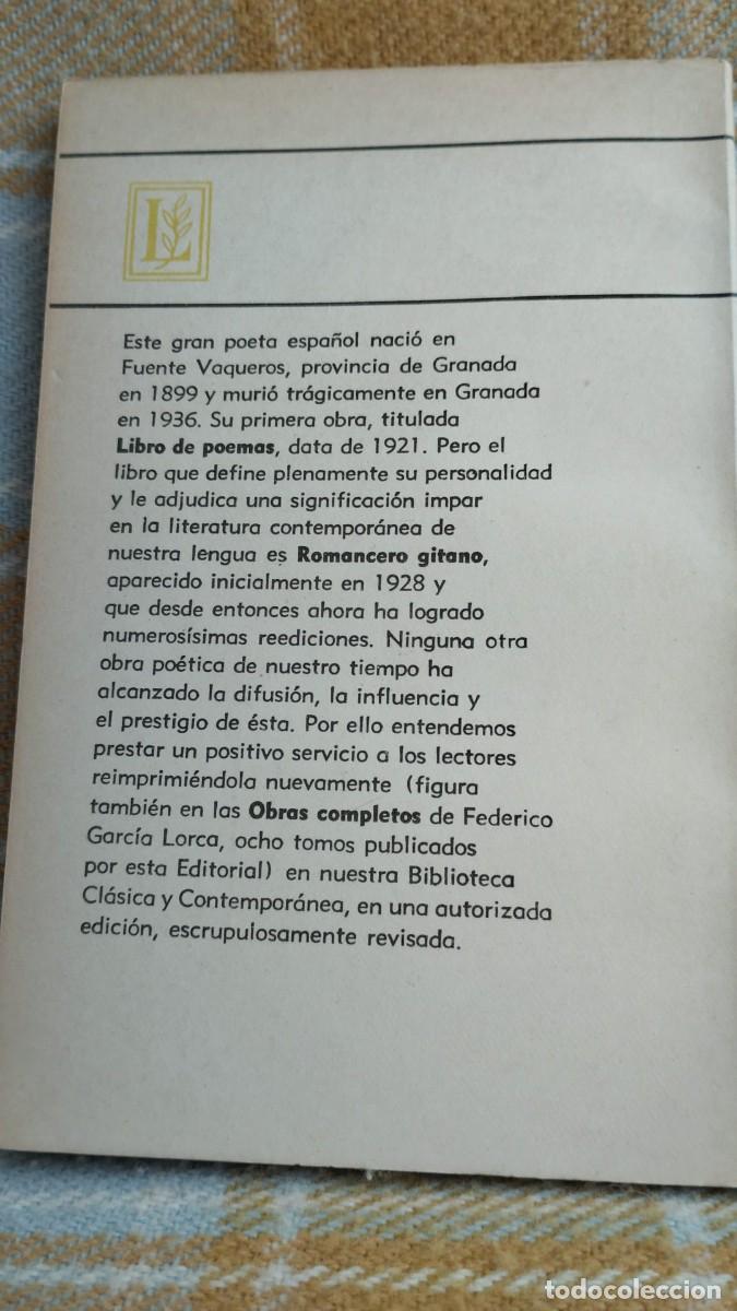 Libros de segunda mano: Romancero gitano - Foto 3