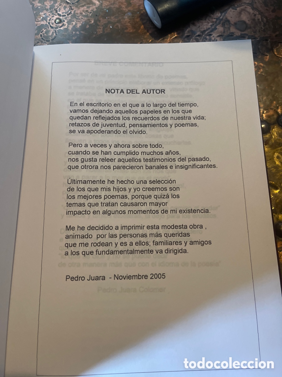 Libros de segunda mano: Poemas Pedro Juara - Foto 2