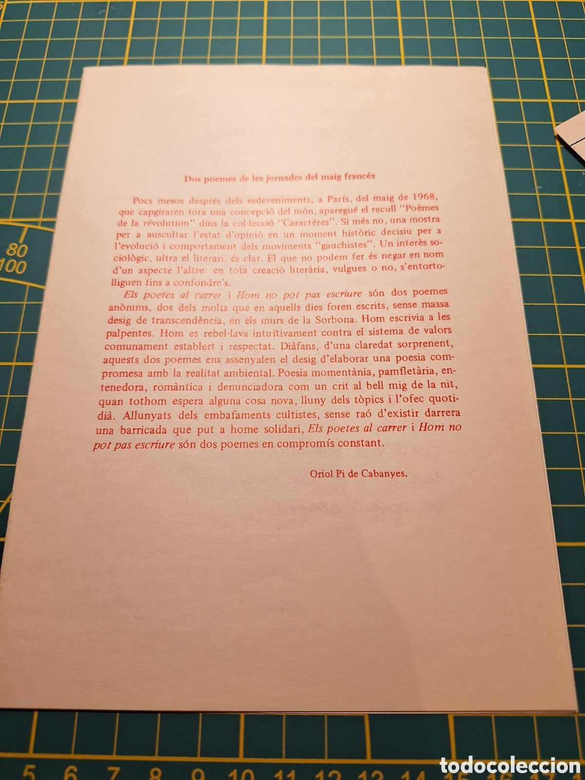 Libros de segunda mano: TAROT DEL QUINZE N&uacute;m. 0 1972 - Foto 8