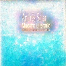 Libros de segunda mano: ANDRES SOLAR - MUESTRA LLITERARIA - POESIA ASTURIANO BABLE