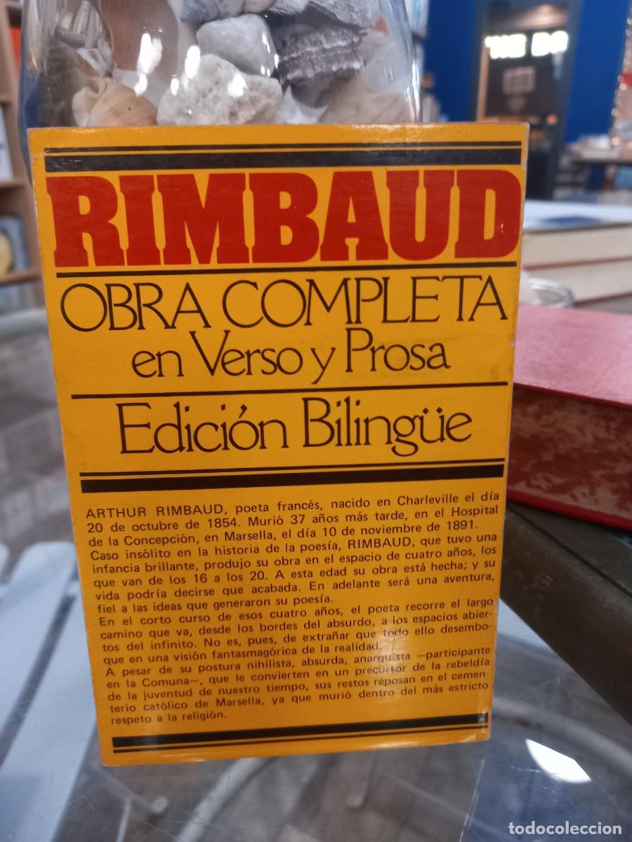Libros de segunda mano: RIMBAUD - OBRA COMPLETA - Edici&oacute;n Biling&uuml;e 1997 - Foto 3