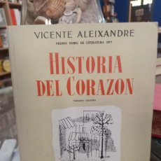 Libros de segunda mano: VICENTE ALEIXANDRE - HISTORIA DEL CORAZÓN - TERCERA EDICIÓN - 1977