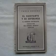 Libros de segunda mano: PABLO NERUDA. EL HABITANTE Y SU ESPERANZA. 1964. SEGUNDA EDICIÓN.