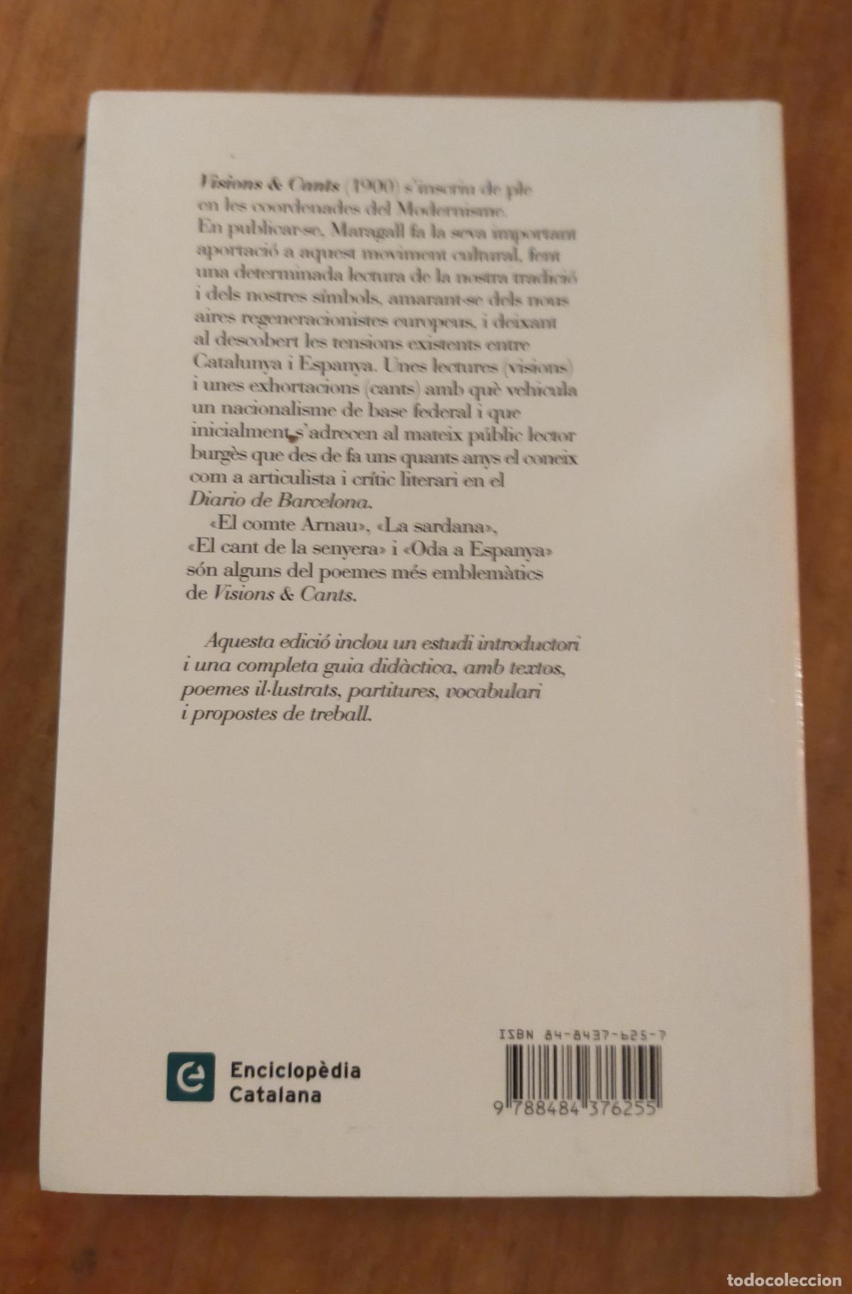 Libros de segunda mano: VISIONS & CANTS , JOAN MARAGALL - CATALA - Foto 2