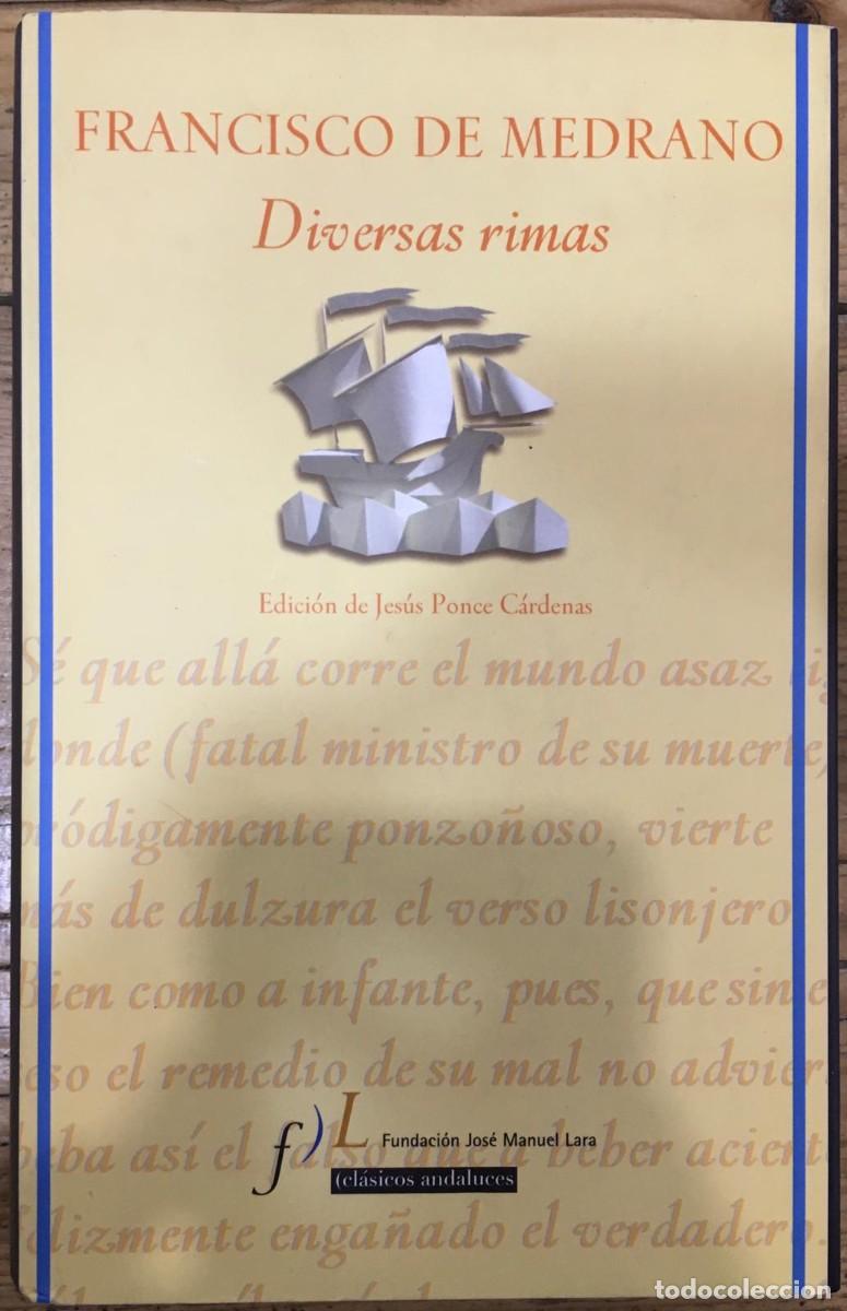 Libros de segunda mano: Diversas rimas, de Francisco de Medrano - Foto 1