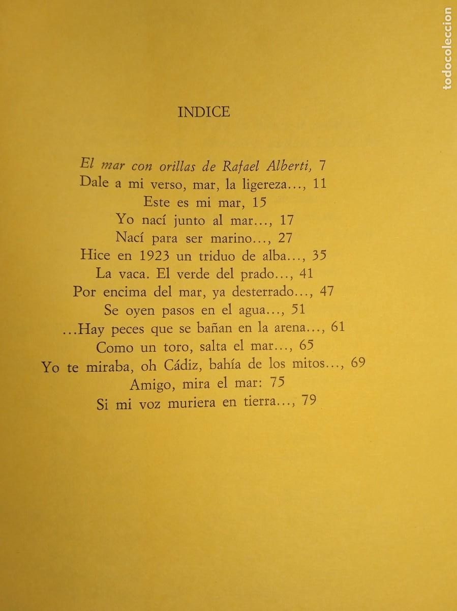 Libros de segunda mano: Alberti Libro del mar Marinero en tierra - Foto 5