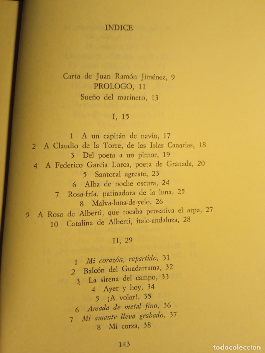 Libros de segunda mano: Alberti Libro del mar Marinero en tierra - Foto 9