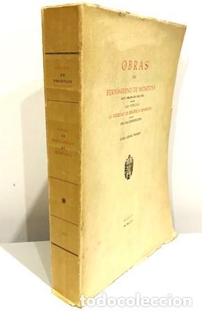 Second hand books: OBRAS DE BERNARDINO DE MONTOYA ... 1965