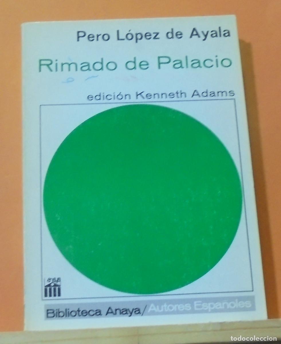 Libros de segunda mano: Rimado de Palacio. Pero L&oacute;pez de Ayala - Foto 1