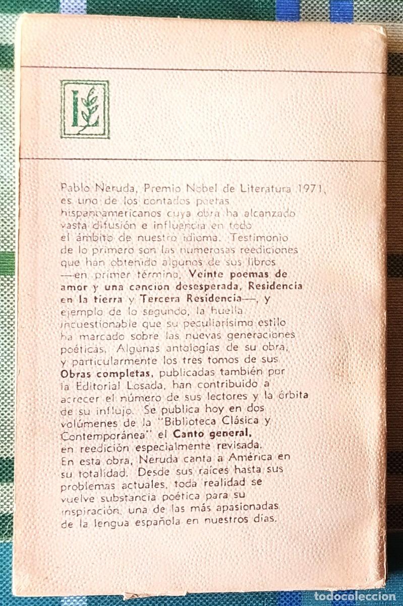 Libros de segunda mano: CANTO GENERAL II. DE PABLO NERUDA - Foto 2