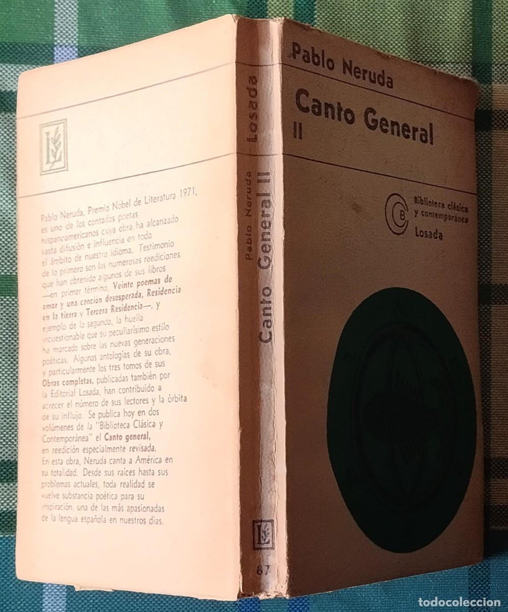 Libros de segunda mano: CANTO GENERAL II. DE PABLO NERUDA - Foto 3