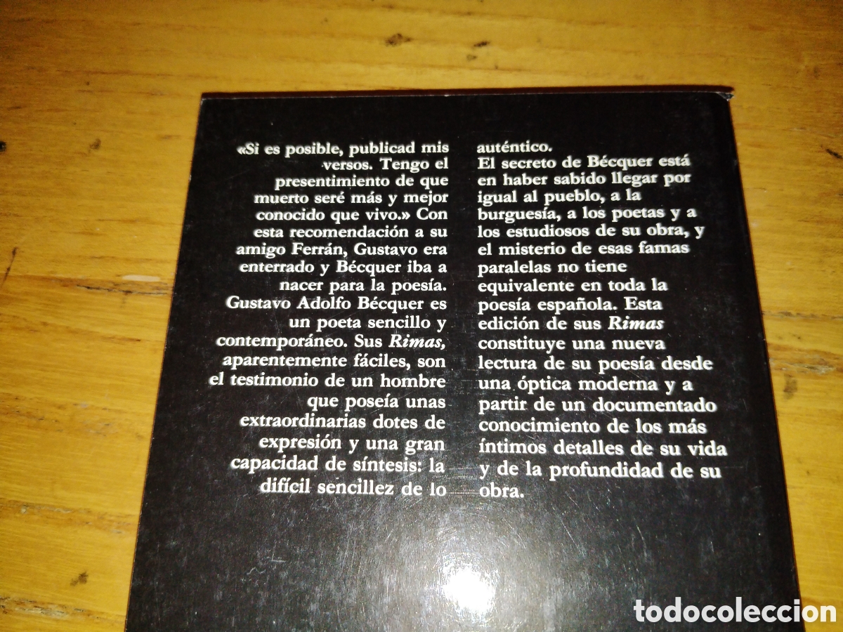 Libros de segunda mano: Rimas. Gustavo Adolfo B&eacute;cquer. C&aacute;tedra - Foto 2