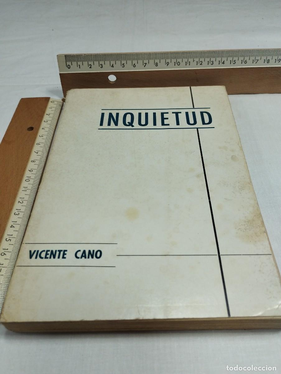 Libros de segunda mano: Inquietud. Vicente Cano, 1969 - Foto 1