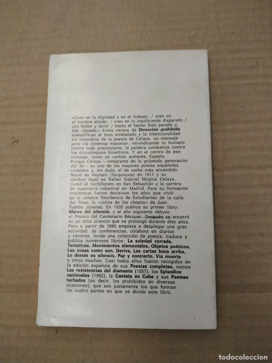 Libros de segunda mano: Direcci&oacute;n prohibida - Gabriel Celaya. Losada - Foto 2