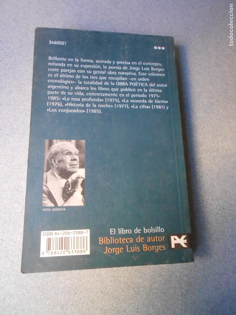 Libros de segunda mano: OBRA POETICA 3. BORGES - Foto 3