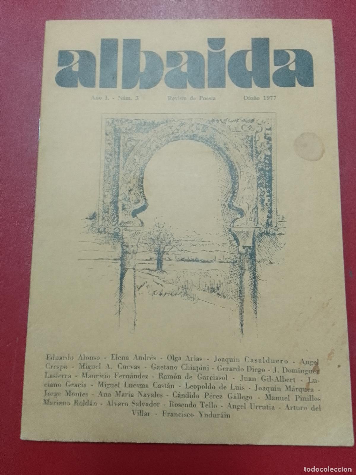 Livros em segunda m&atilde;o: VV.AA.: Albaida. Revista de Poes&iacute;a. A&ntilde;o I. N&uacute;m. 3 (Oto&ntilde;o 1977)