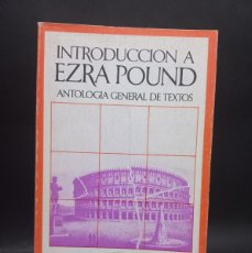 Libros de segunda mano: CARMEN R. DE VELASCO Y JAIME FERRÁN - INTRODUCCIÓN A EZRA POUND - 1973