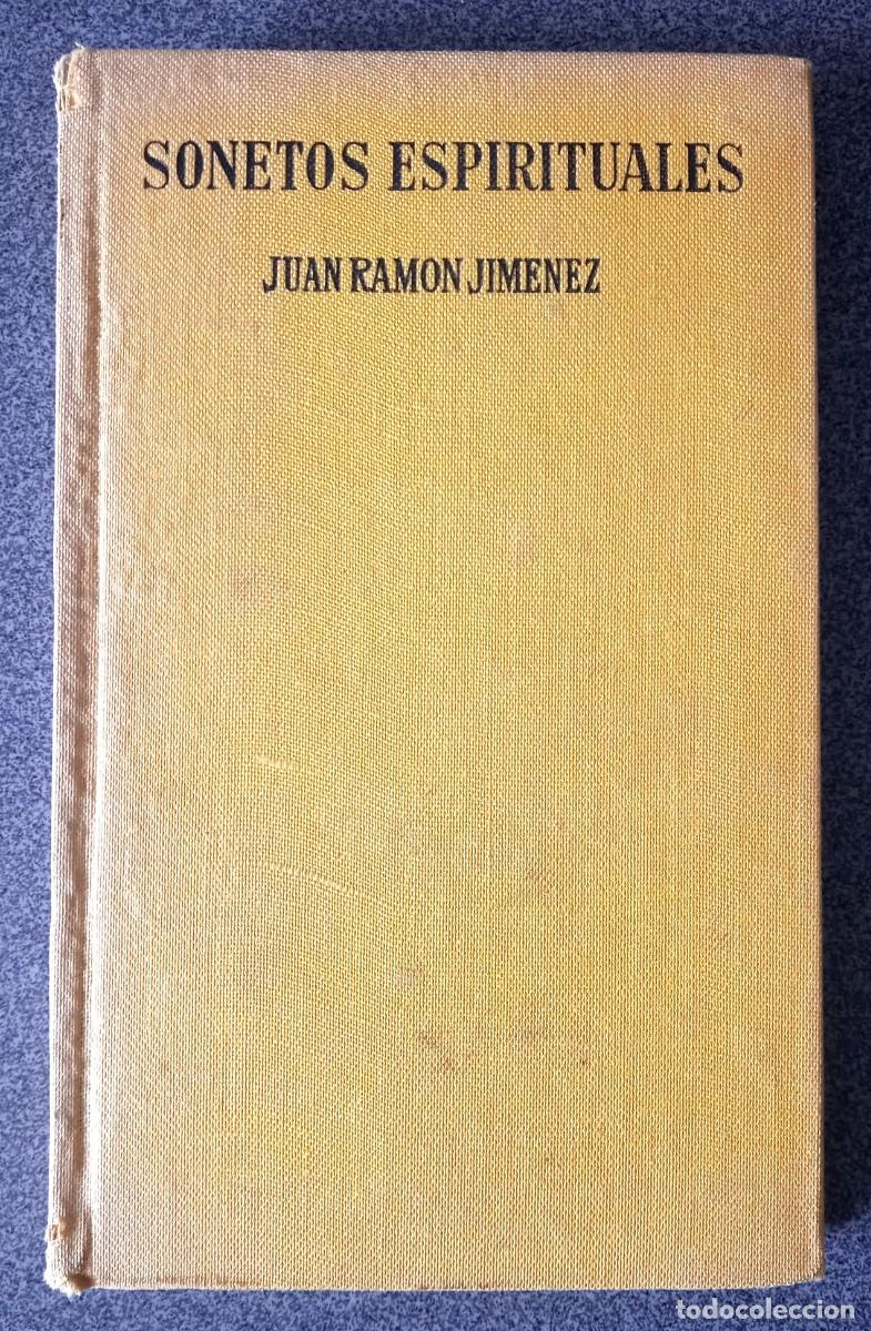 Libros de segunda mano: Sonetos Espirituales Juan Ram&oacute;n Jimenez - Foto 1