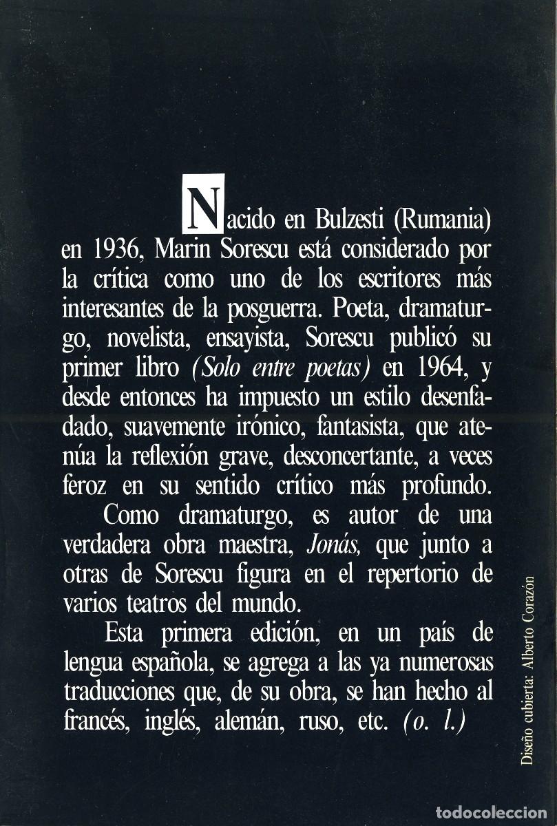 Libros de segunda mano: MARIN SORESCU &rdquo;POEMAS&rdquo; - VISOR 1981 - Foto 2