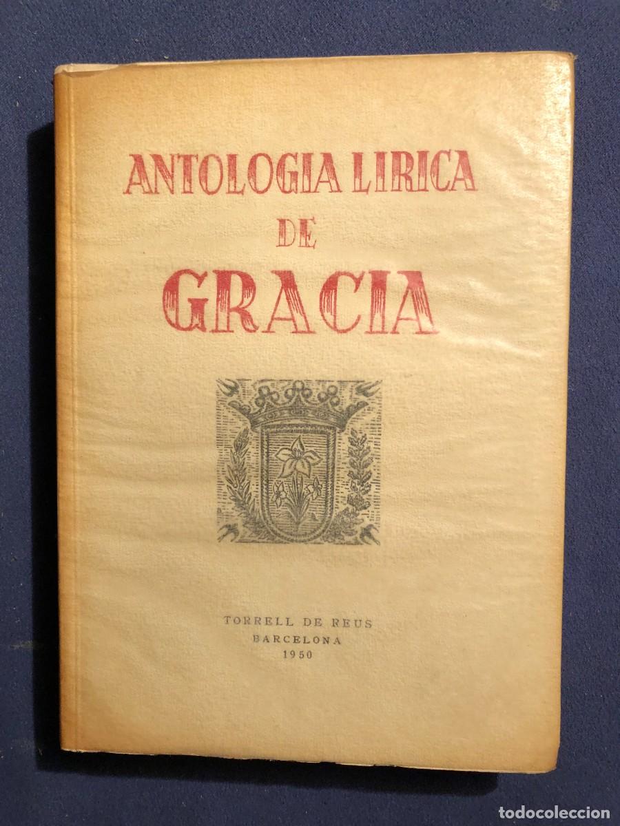 Libri di seconda mano: ANTOLOGIA LIRICA DE GRACIA (1950)