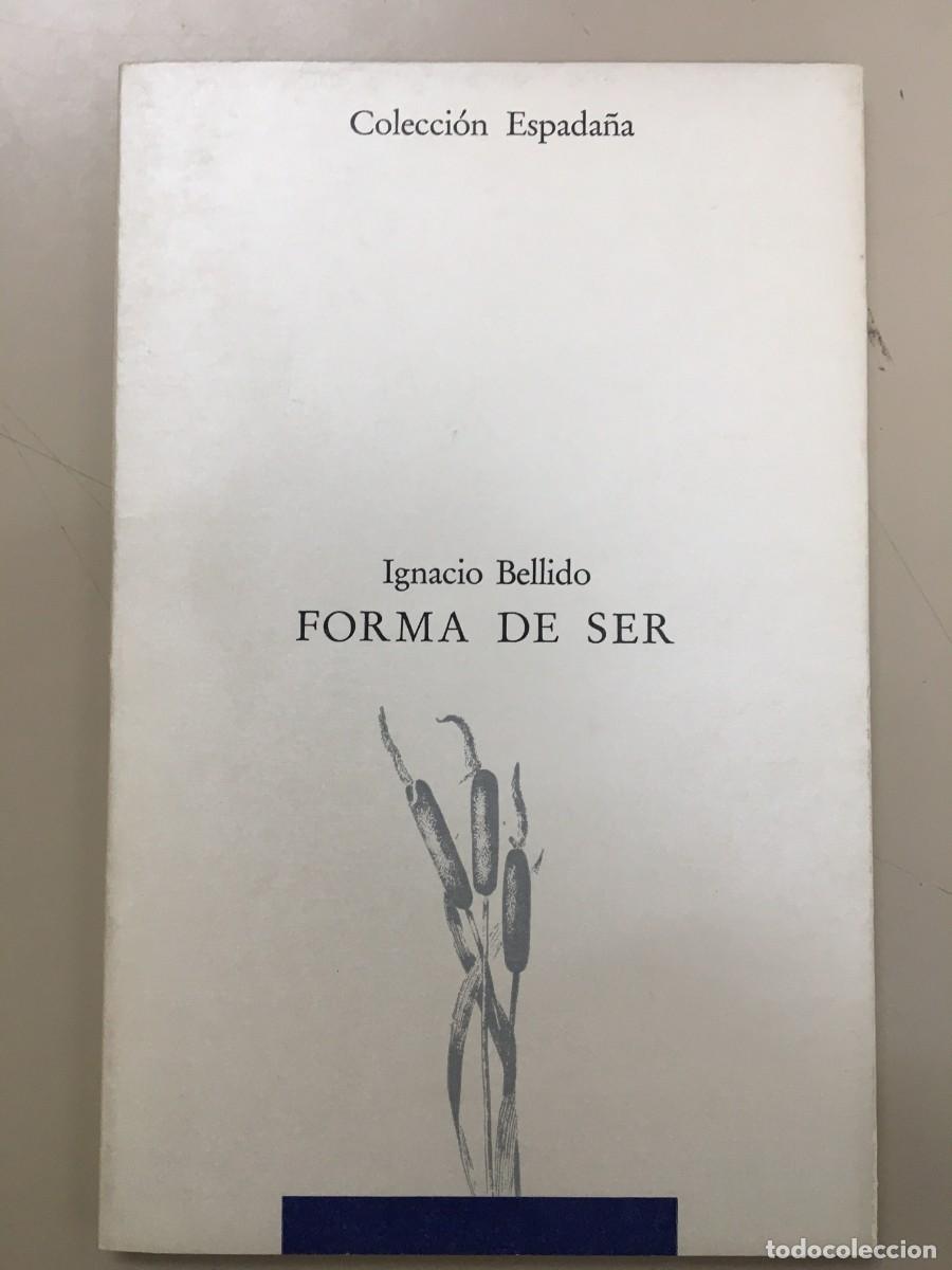 Libros de segunda mano: Forma de ser - Ignacio Bellido - Ediciones del Serbal, 1985 - Foto 1
