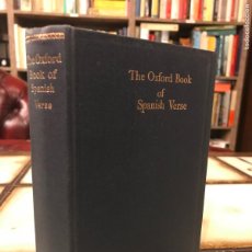 Libros de segunda mano: THE OXFORD BOOK OF SPANISH VERSE.