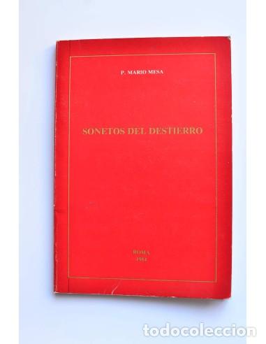 Libros de segunda mano: Sonetos del destierro - MESA, P. Mario - Foto 1