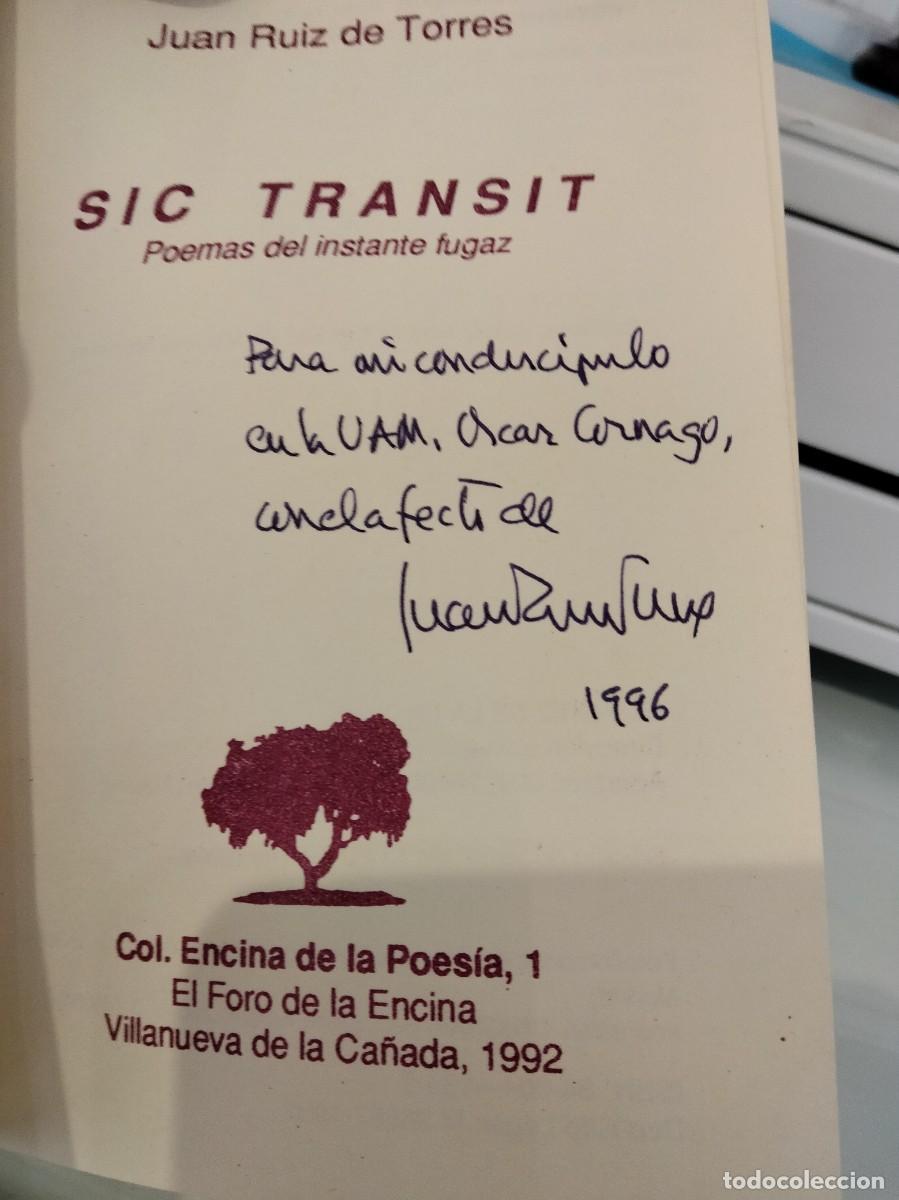 Libros de segunda mano: Sic Transit - Juan Ruiz de Torres - Foto 2