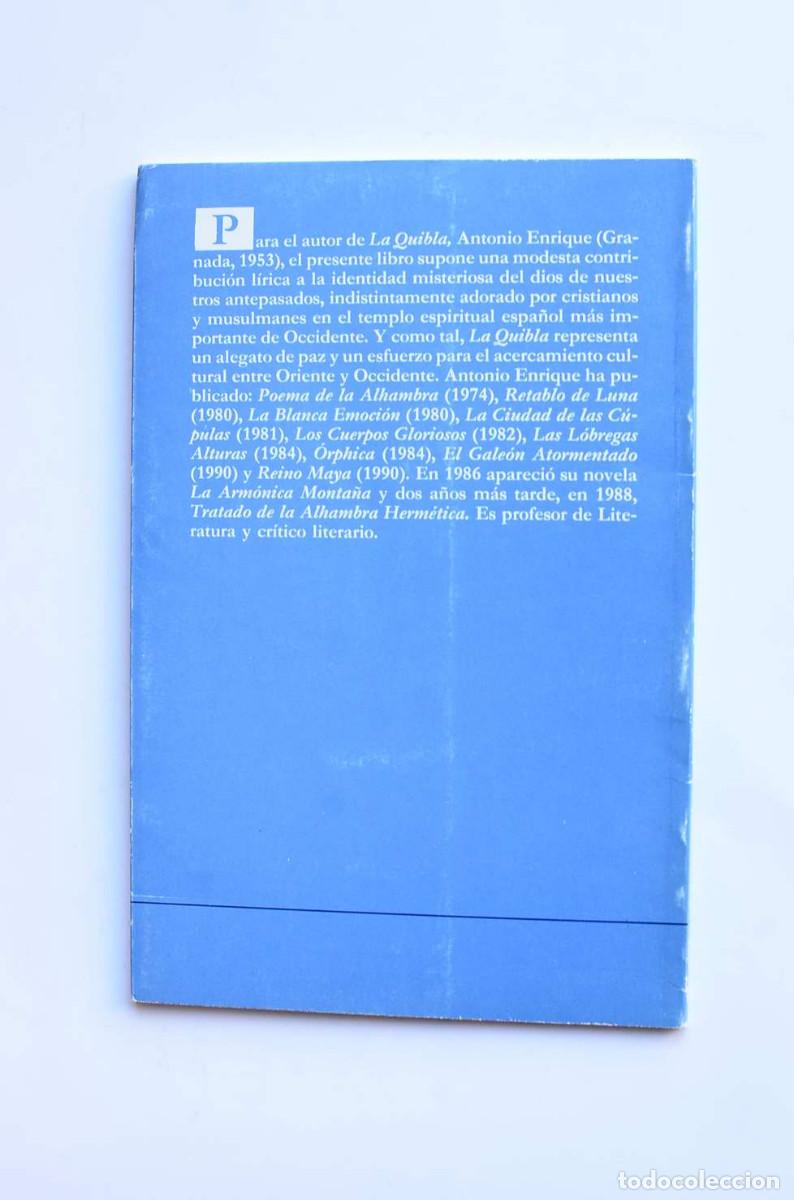 Libros de segunda mano: La Quibla - ENRIQUE, Antonio - Foto 5
