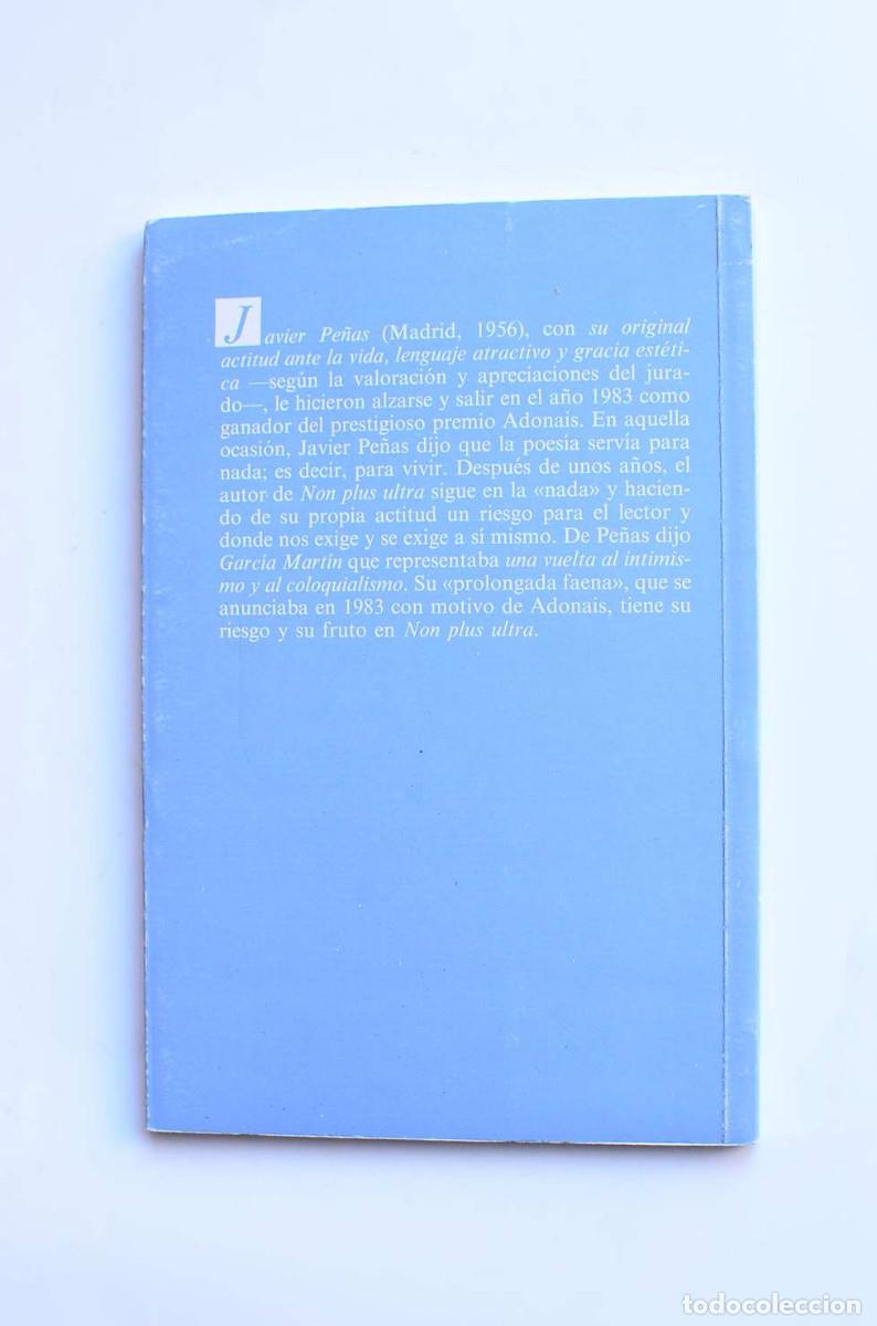 Libros de segunda mano: Non Plus Ultra - PE&Ntilde;AS, Javier - Foto 3