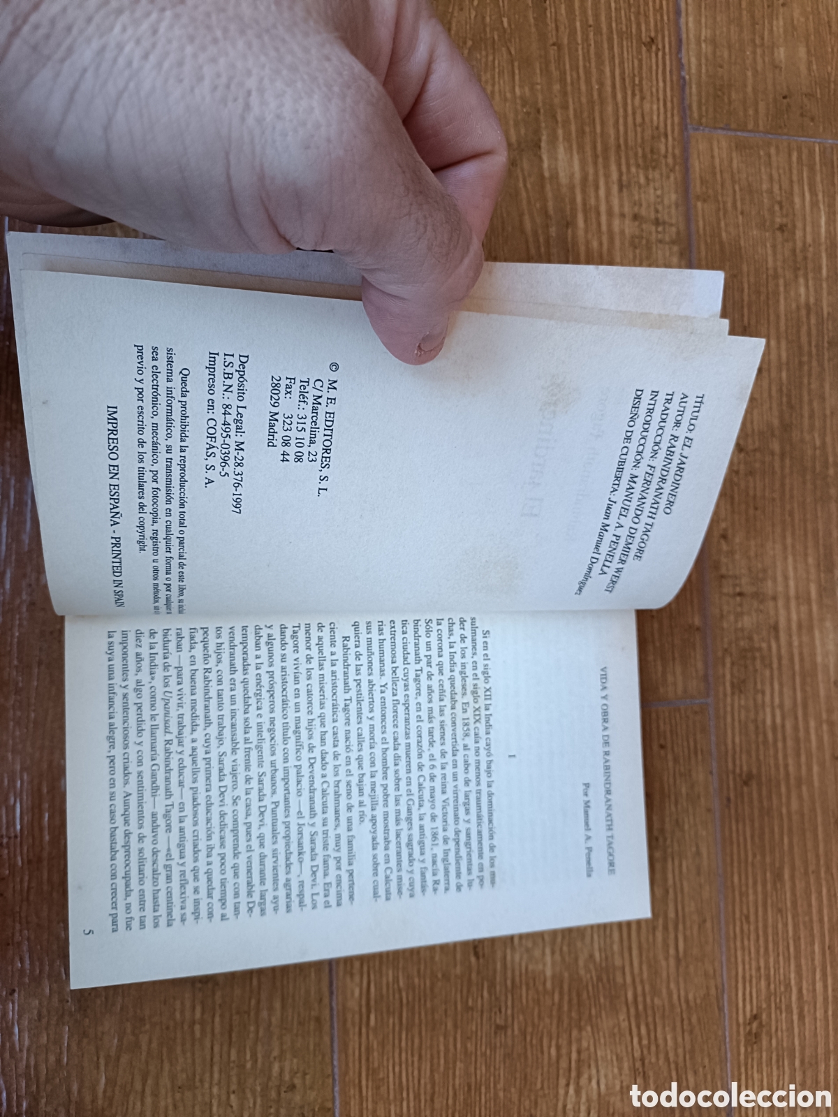 Libros de segunda mano: Libro El Jardinero -Rabindranath- (OLI) - Foto 6