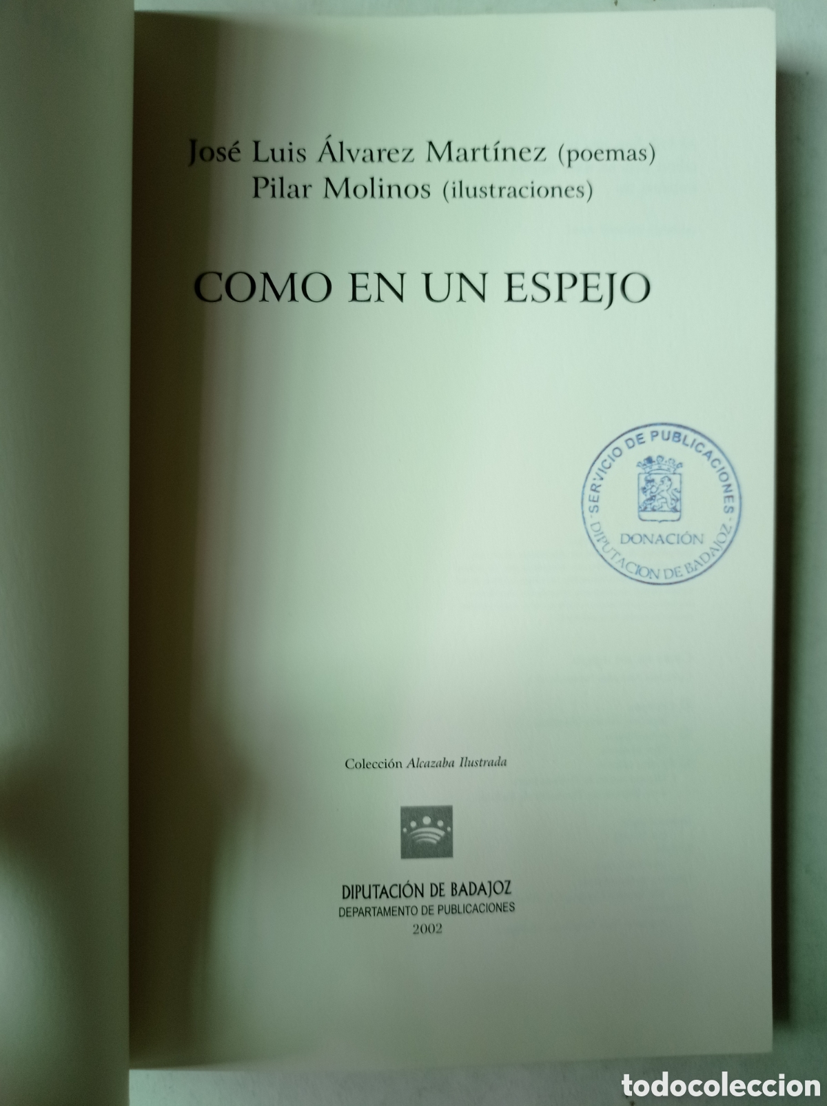 Libros de segunda mano: Como en un espejo. - Foto 3