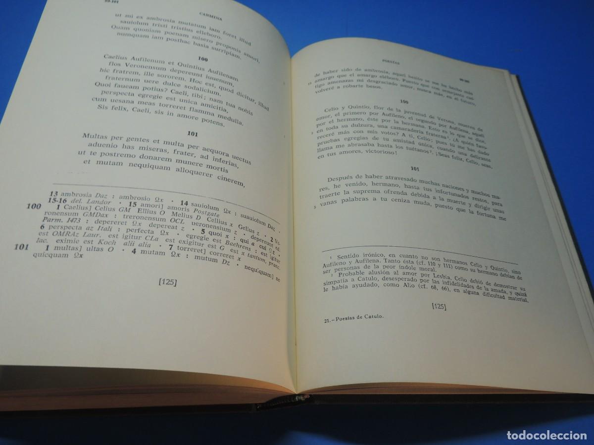 Libros de segunda mano: G. VALERIO CATULO.- POES&Iacute;AS - Foto 13