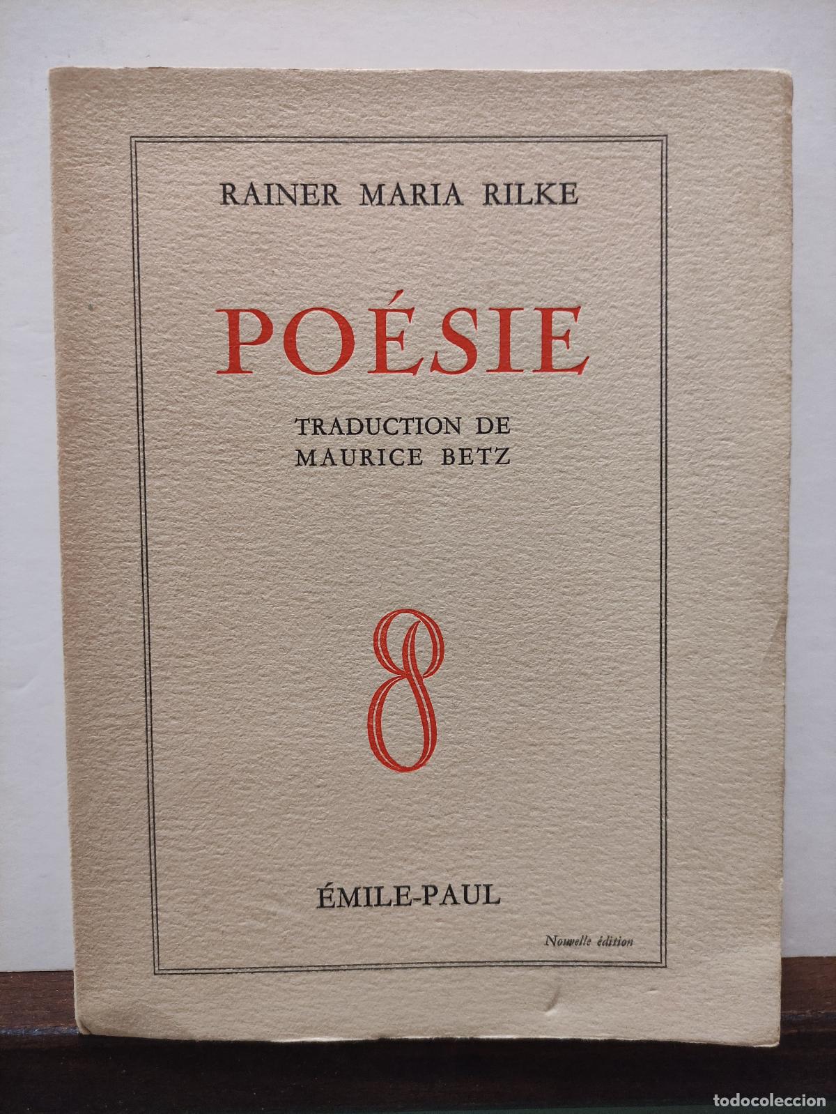 Libros de segunda mano: POESIE - RAINER MARIA RILKE - Foto 1