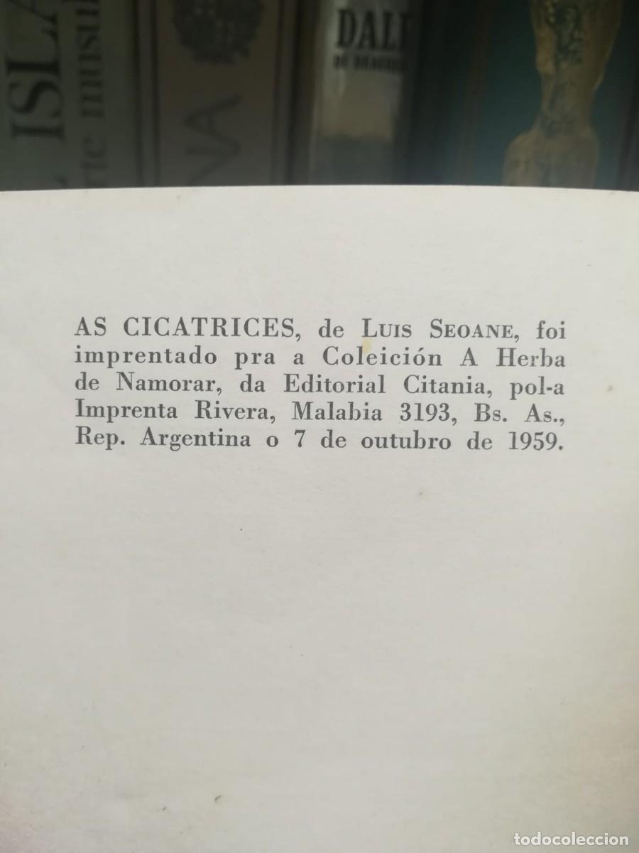 Libros de segunda mano: As cicatrices - SEOANE, Luis. Primera edici&oacute;n. - Foto 2