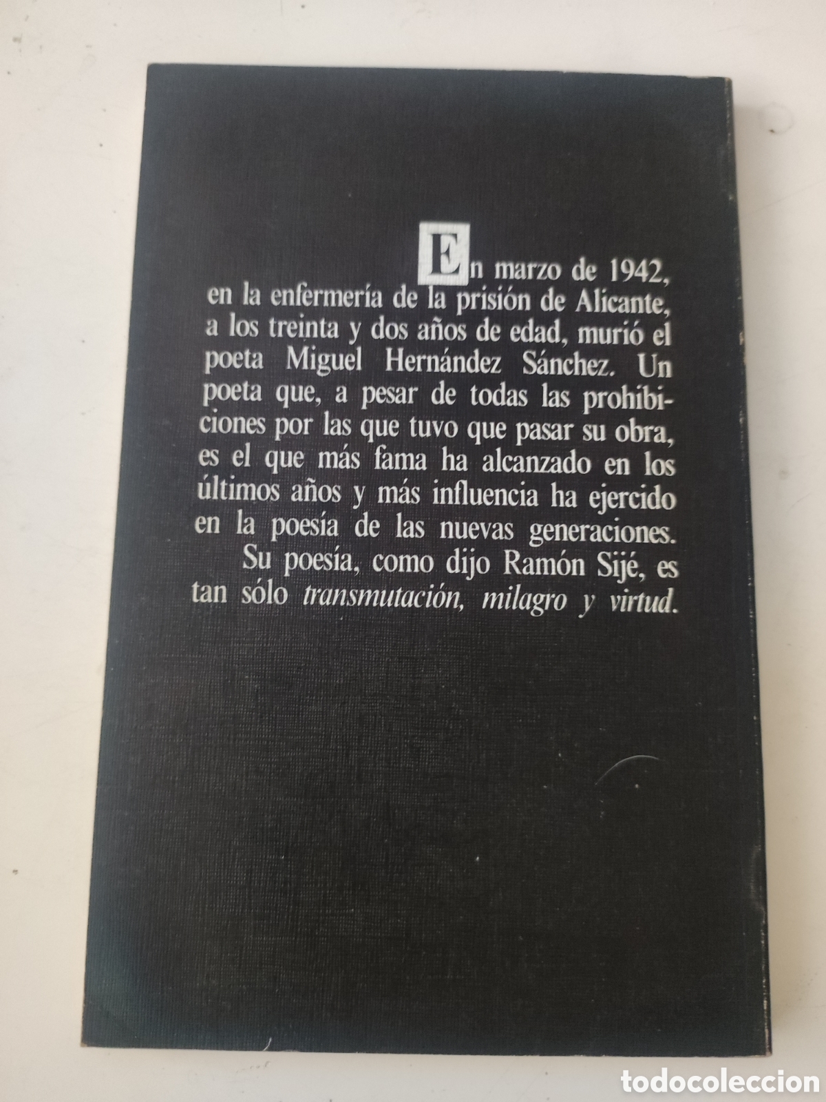 Libros de segunda mano: ANTOLOGIA .- M Hernandez - Foto 2