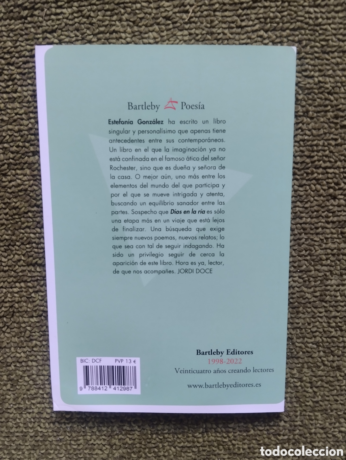 Libros de segunda mano: Dios en la r&iacute;a, Estefan&iacute;a Gonz&aacute;lez - Foto 2