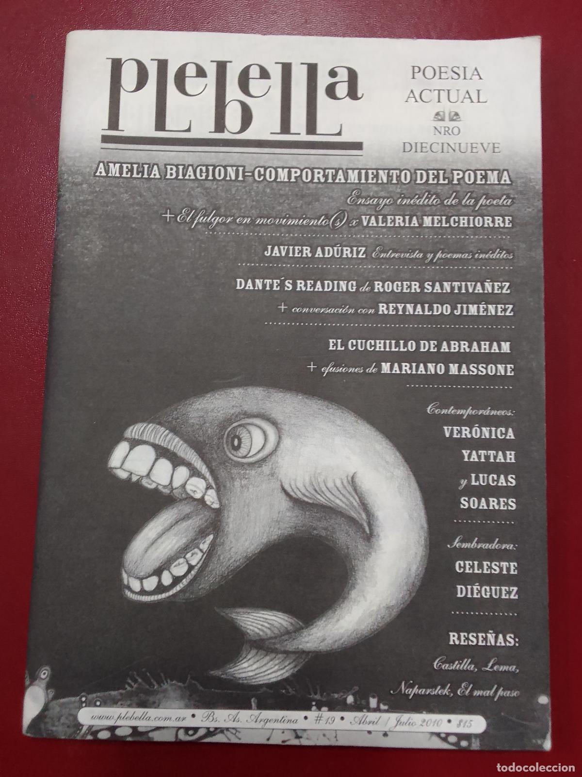 Second hand books: VV.AA.: Plebella. Poesia Actual n&ordm; 19 (Abril/Julio 2010)
