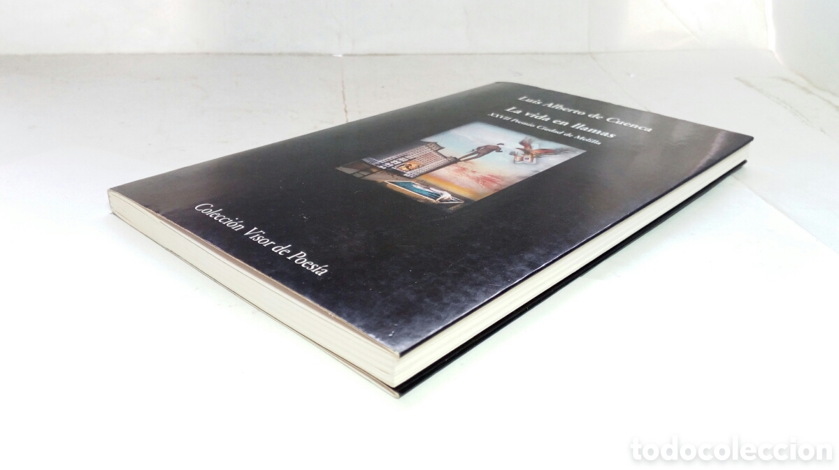 Libros de segunda mano: La vida en llamas. Luis Alberto de Cuenca. - Foto 7