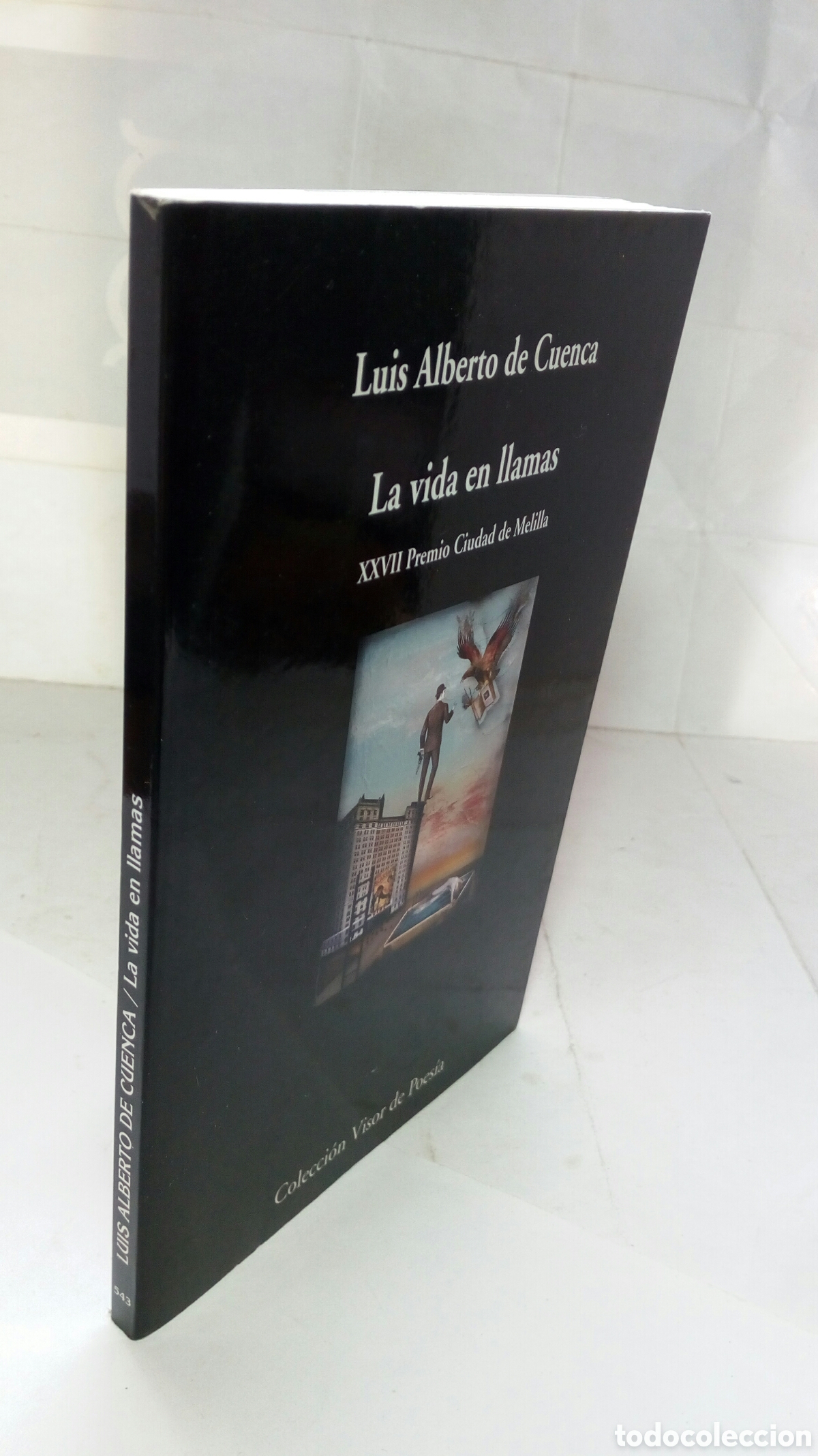 Libros de segunda mano: La vida en llamas. Luis Alberto de Cuenca. - Foto 8