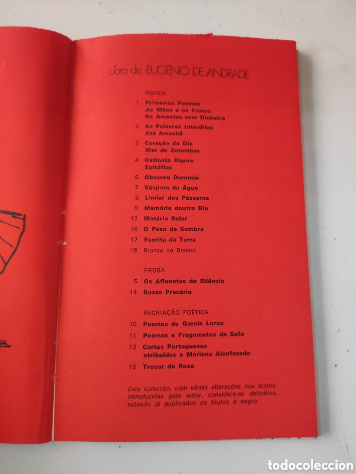 Libros de segunda mano: ESCRITA DA TERRA .- Eugenio de Andrade. - Foto 4