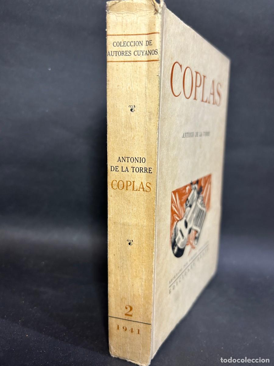 Libros de segunda mano: ANTONIO DE LA TORRE - COPLAS - PRIMERA EDICI&Oacute;N - 1941 - Foto 2