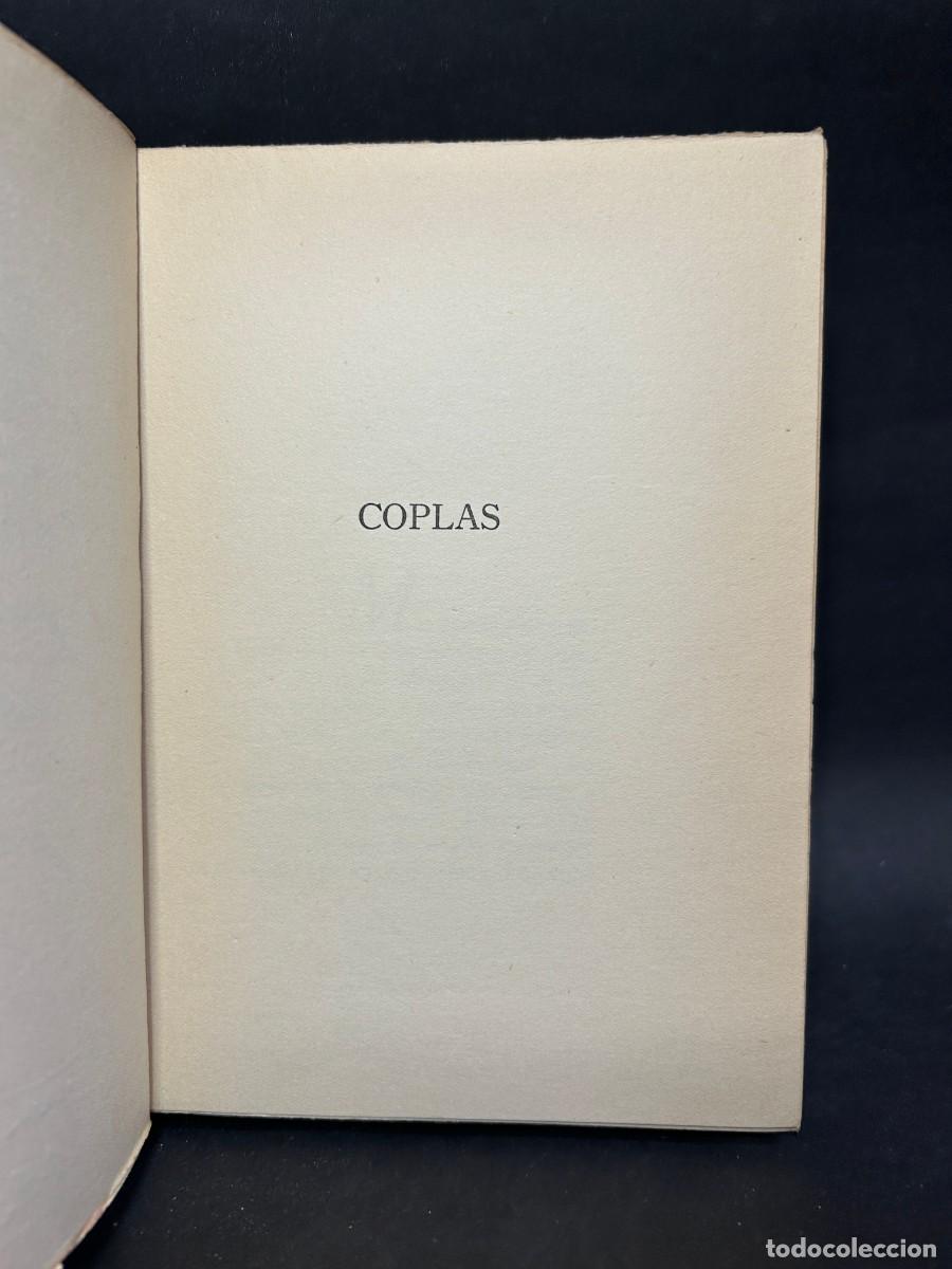 Libros de segunda mano: ANTONIO DE LA TORRE - COPLAS - PRIMERA EDICI&Oacute;N - 1941 - Foto 3