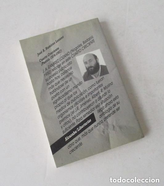 Libros de segunda mano: CUARTO CRECIENTE - JOSE A. RAMIREZ LOZANO - Foto 4