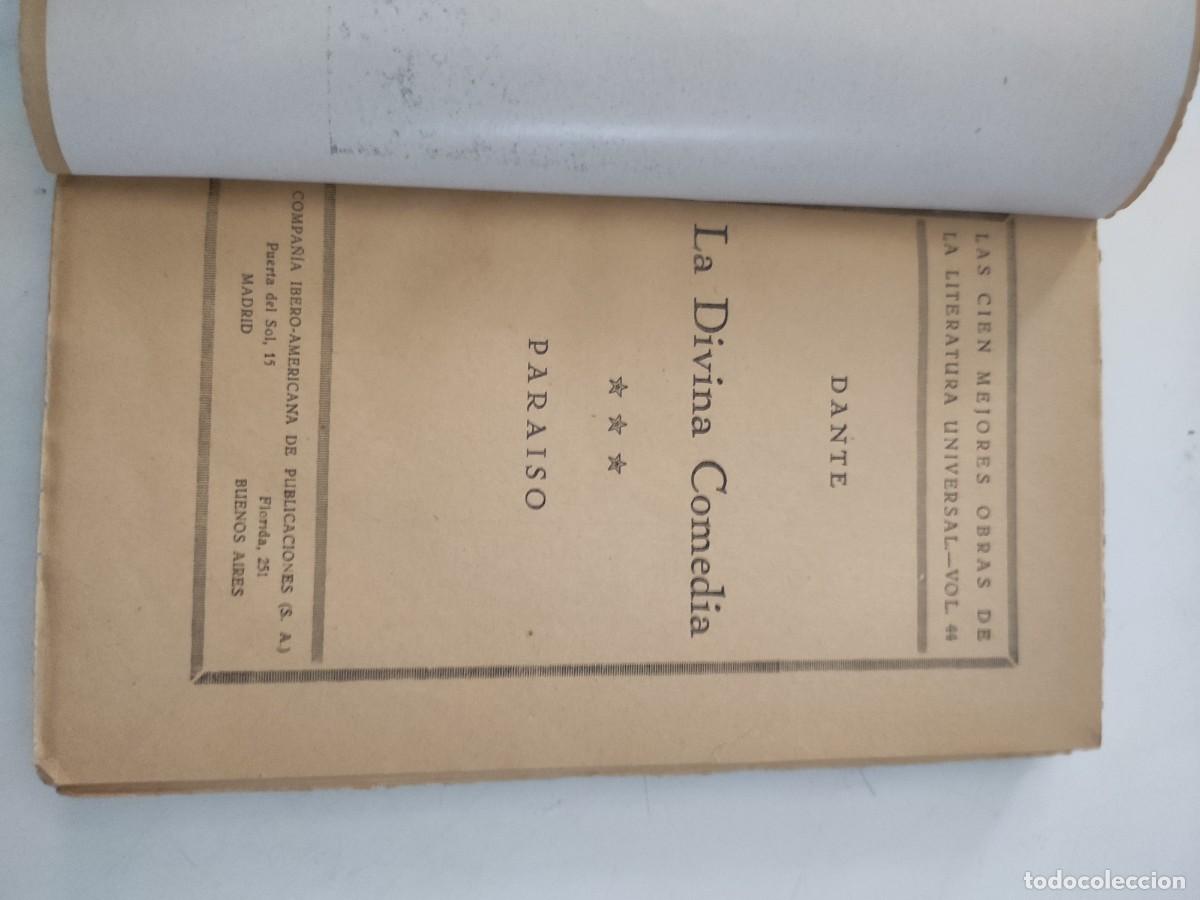 Libros de segunda mano: La Divina Comedia. Dante. - Foto 4