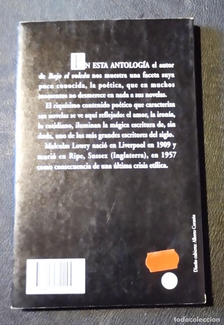 Libros de segunda mano: POEMAS - MALCOLM LOWRY - VISOR 1995 - Foto 2