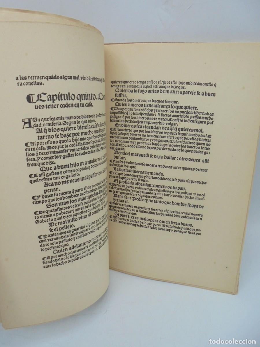 Libros de segunda mano: REFRANES GLOLADOS. 1541. 1955. FACSIMIL. - Foto 5