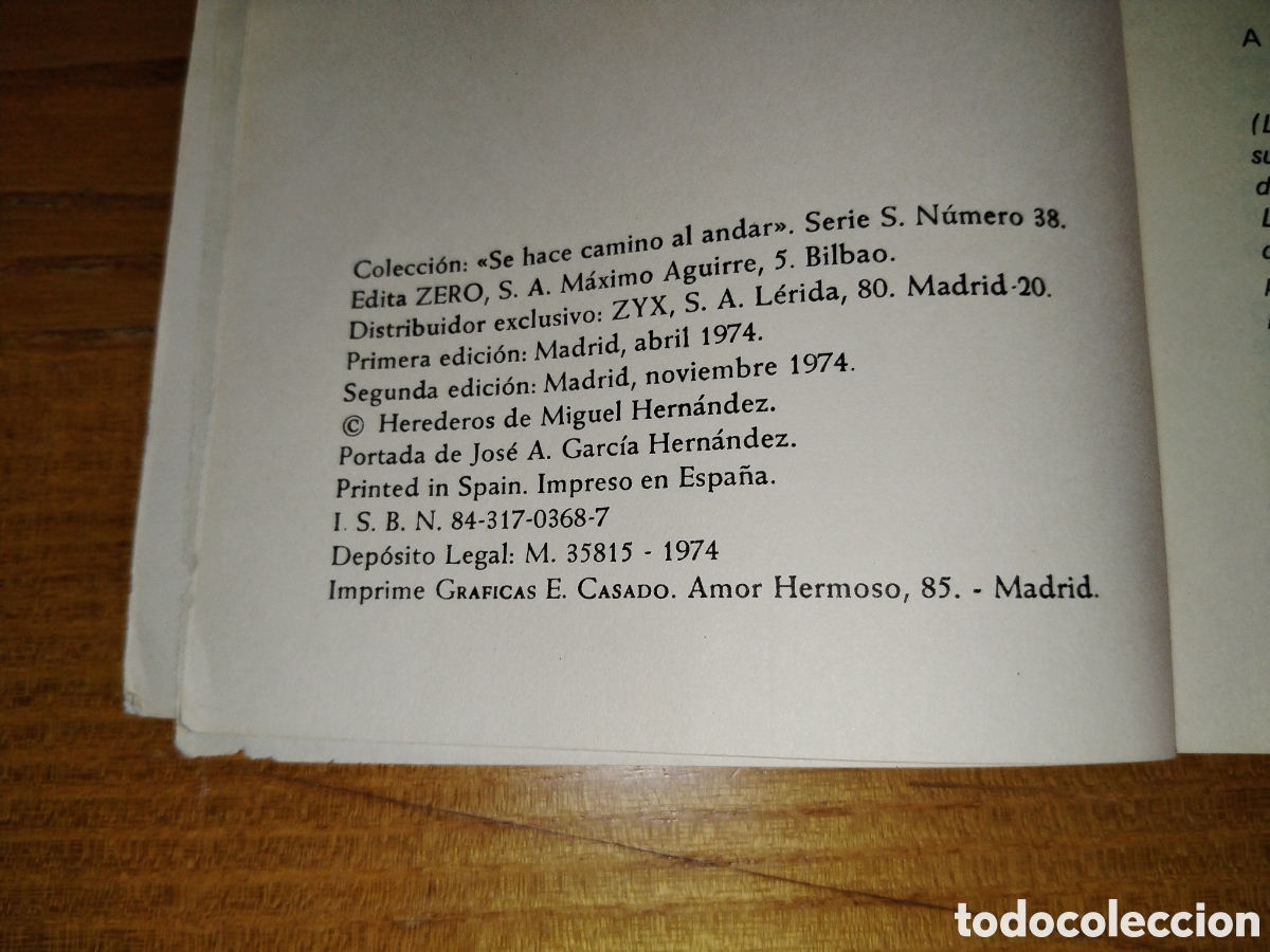 Libros de segunda mano: Miguel Hern&aacute;ndez. Antolog&iacute;a - Foto 3