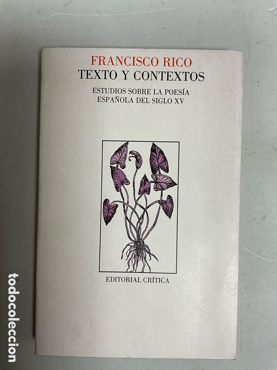 Libros de segunda mano: Textos y contextos, Francisco Rico - Foto 1