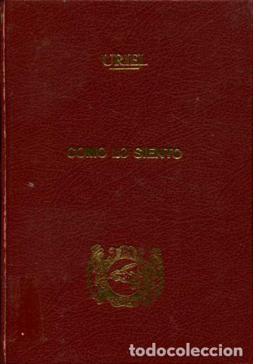 Libros de segunda mano: como lo siento. - GIMENEZ URIEL Prudencio. - Foto 1